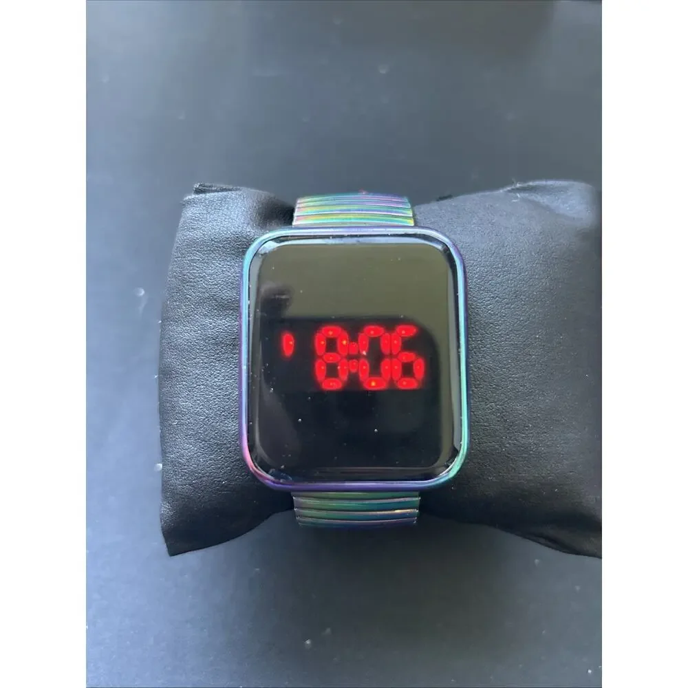 Accutime Rainbow Iridescent Kids Digital Watch